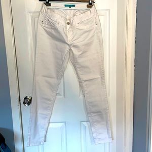 White straight leg pants!!